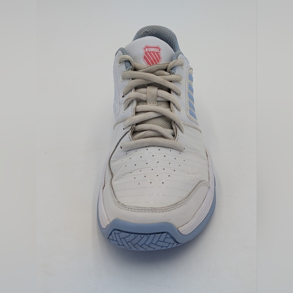 K-Swiss Court Pro Women's Size 9.5 / EU 41.5 White and Blue Cushioned Sneakers - Picture 7 of 17